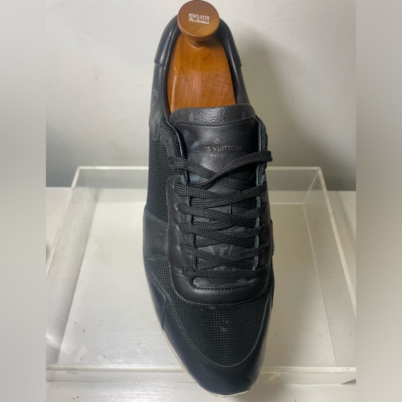 Louis Vuitton black monogram canvas and mesh run away lace up snesrkers sz 9.5 - Picture 16 of 16